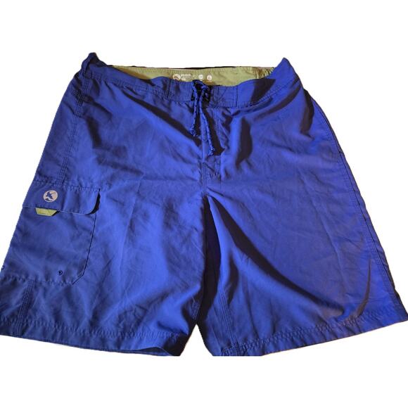 Gander Mountain Men's‎ XXL Blue UV Protection Board Shorts - Picture 1 of 7